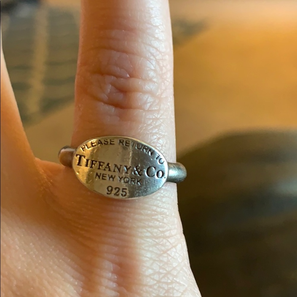 Return to Tiffany sterling silver ring